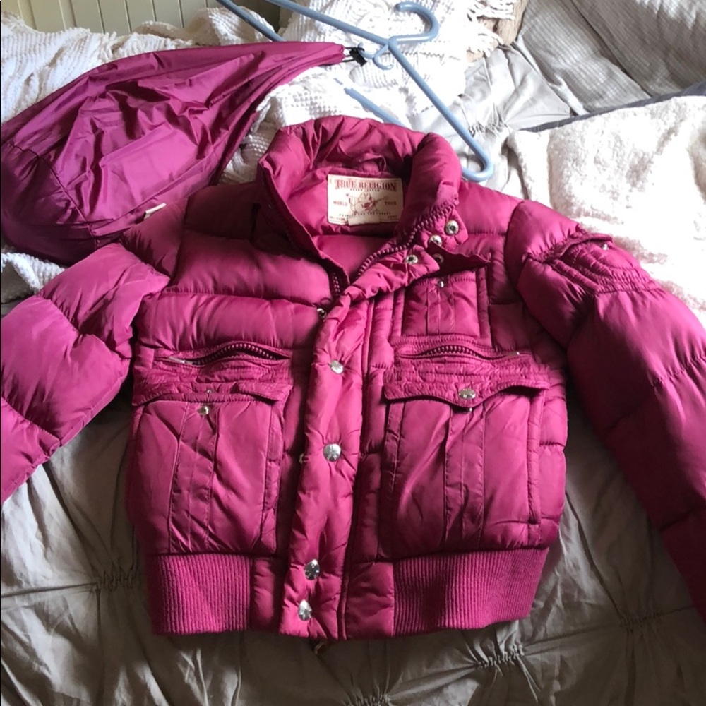 True Religon Winter Jacket (Fur Hood Included)